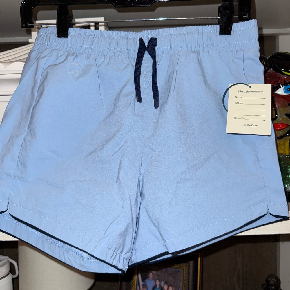 Cadets Cabana Swim Shorts in Light Blue SZ 8/10 (28-31” Waist) NWT BOYS